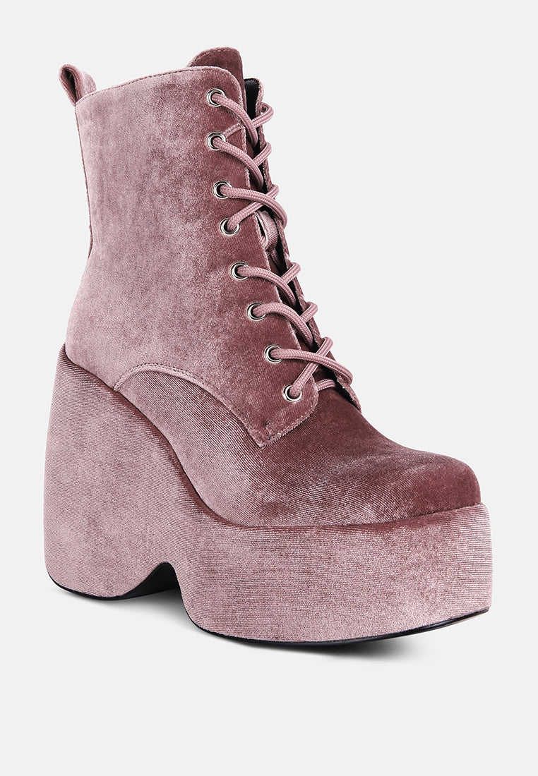 ashcan blush high platform velvet ankle boots#color_blush