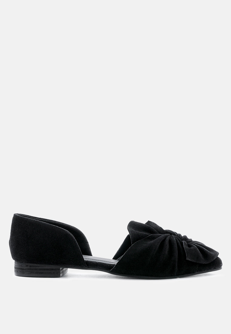 BAAKO Black Knotted Shoe-Black