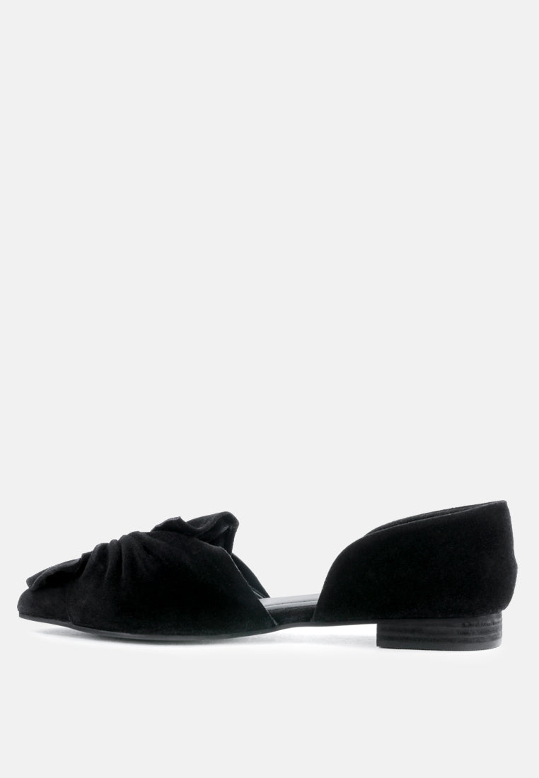 BAAKO Black Knotted Shoe-Black
