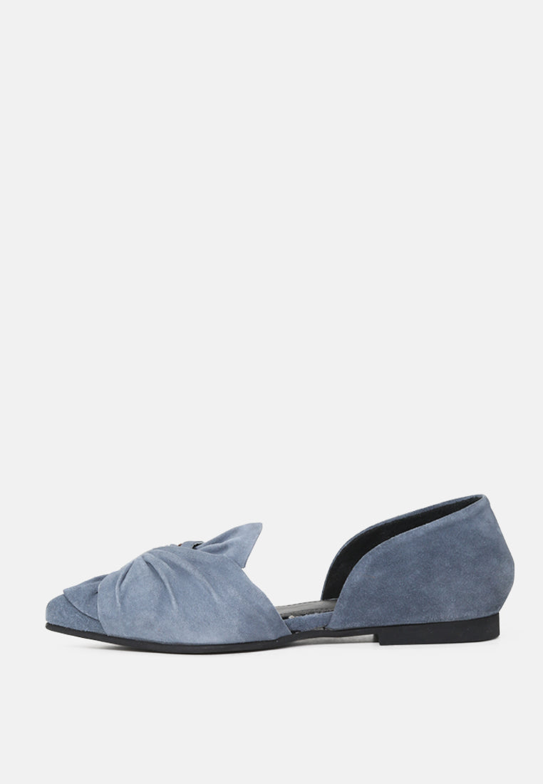 BAAKO Light Blue Knotted Shoe-Light Blue