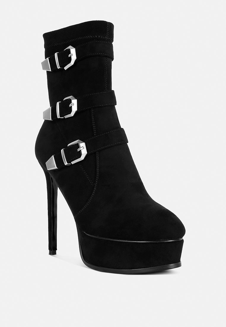 beaux high platform stiletto ankle boots in black#color_black