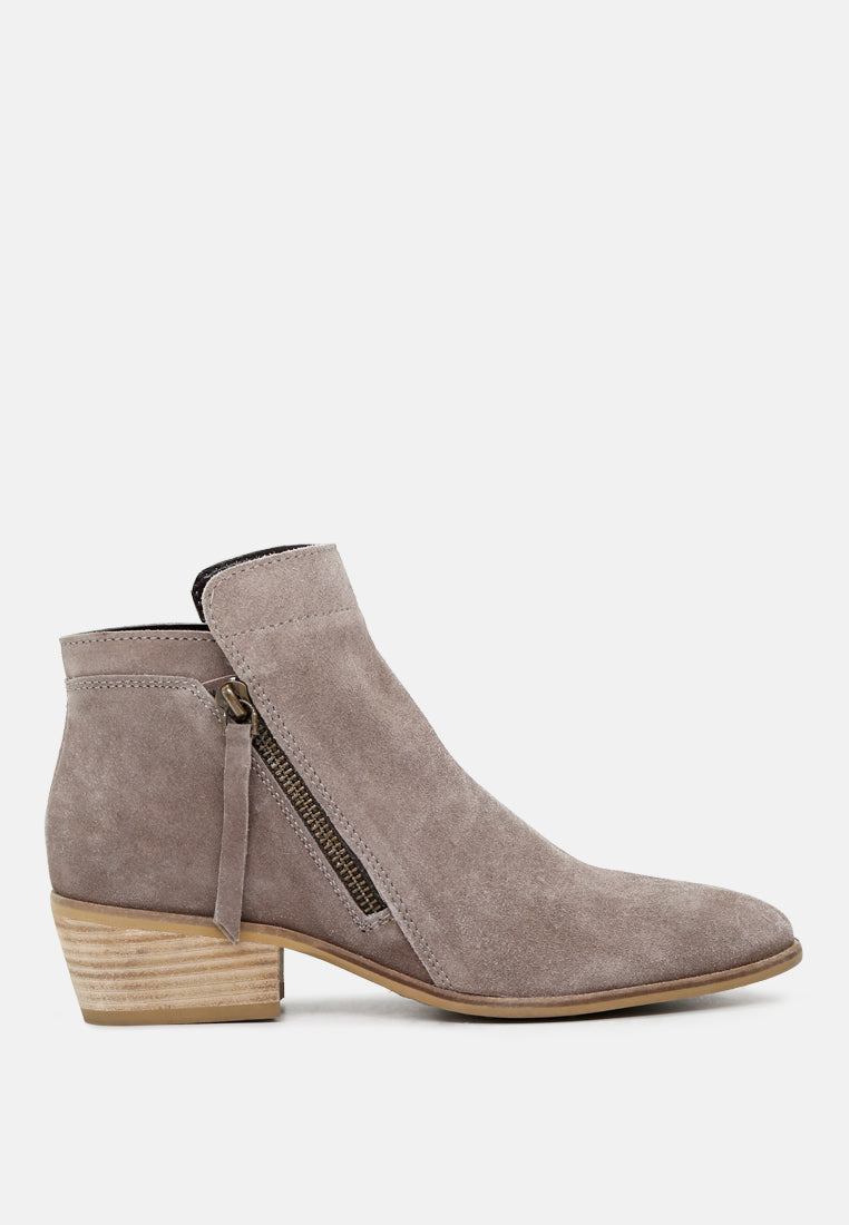 BESS Taupe Ankle Boots-Taupe