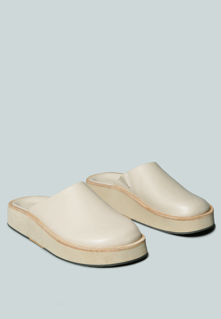 GIVENS Flatform Nude Slip-On