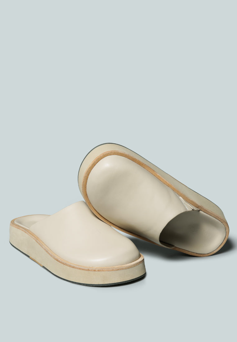 GIVENS Flatform Nude Slip-On