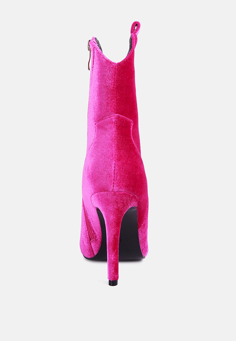 nat love fuchsia velvet cow girl boot#color_fuchsia