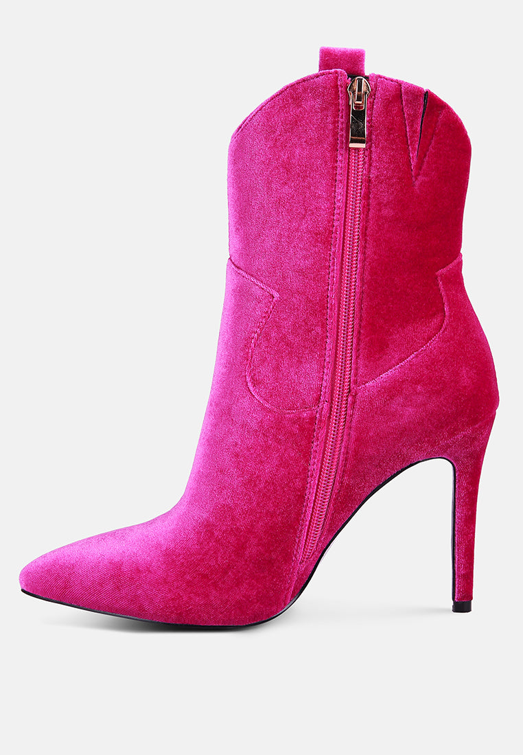 nat love fuchsia velvet cow girl boot#color_fuchsia