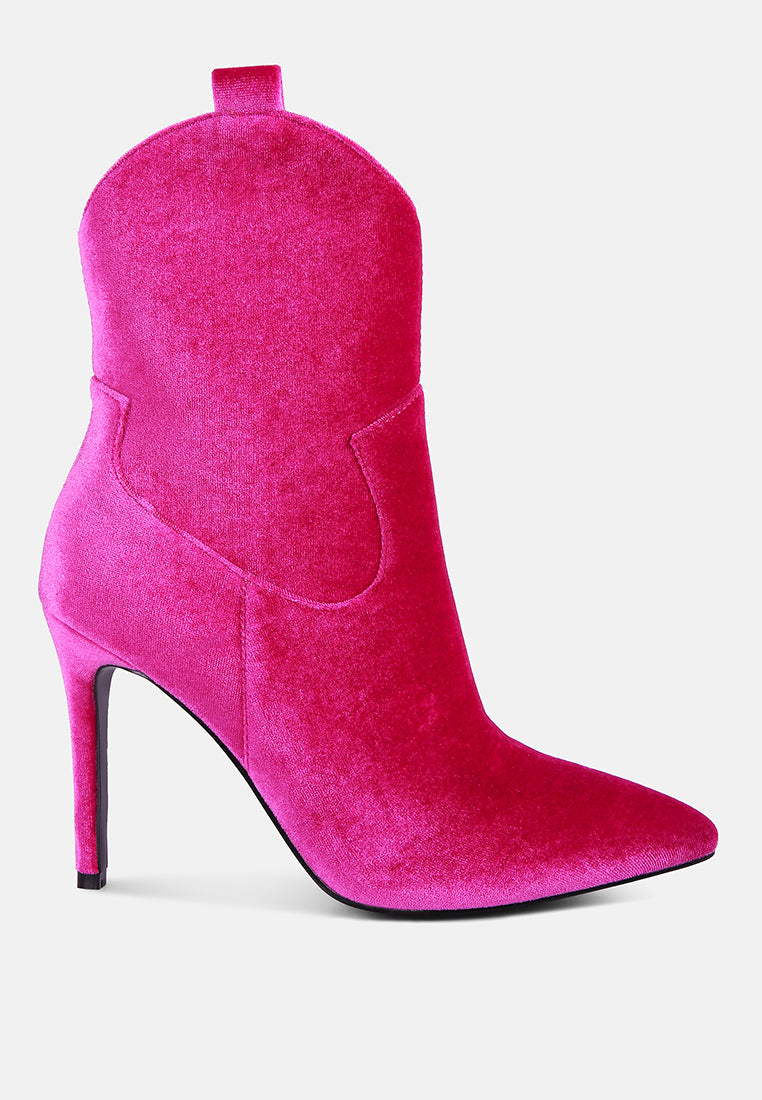 nat love fuchsia velvet cow girl boot#color_fuchsia