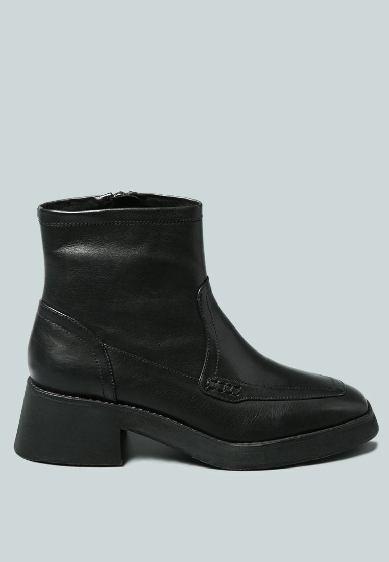 OXMAN Classic Black Ankle Boot_Black