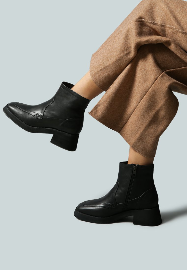 OXMAN Classic Black Ankle Boot_Black