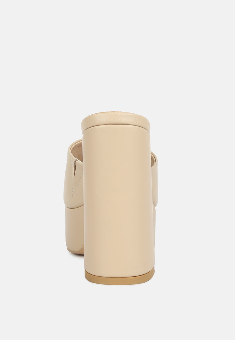 SHURI Open Toe High Block Heel Sandals in Beige#color_beige