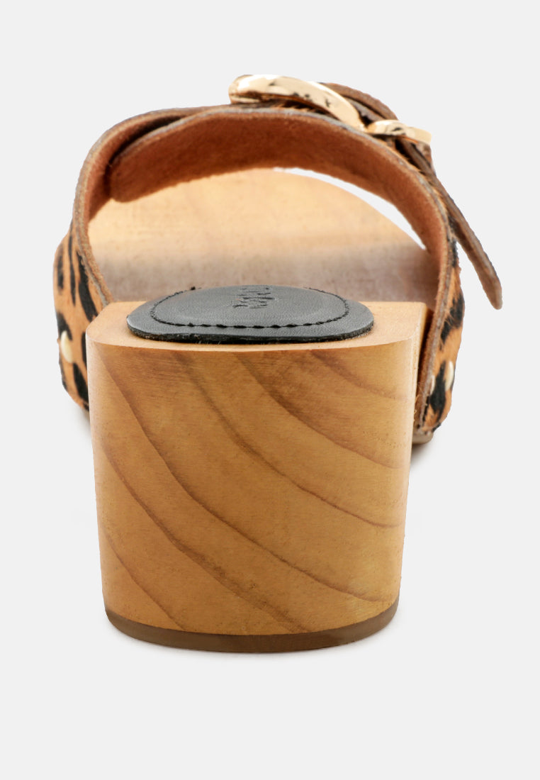 POLLY Leopard Clogs-leopard