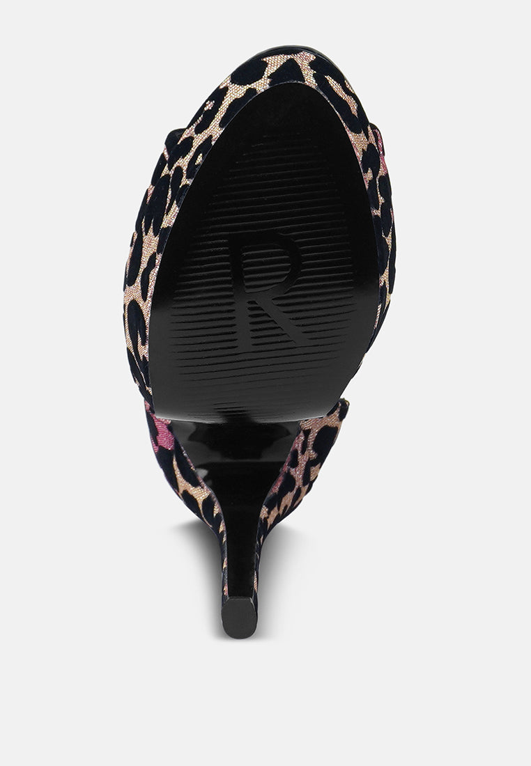 brigitte pink leopard print peep toe stiletto sandal#color_pink