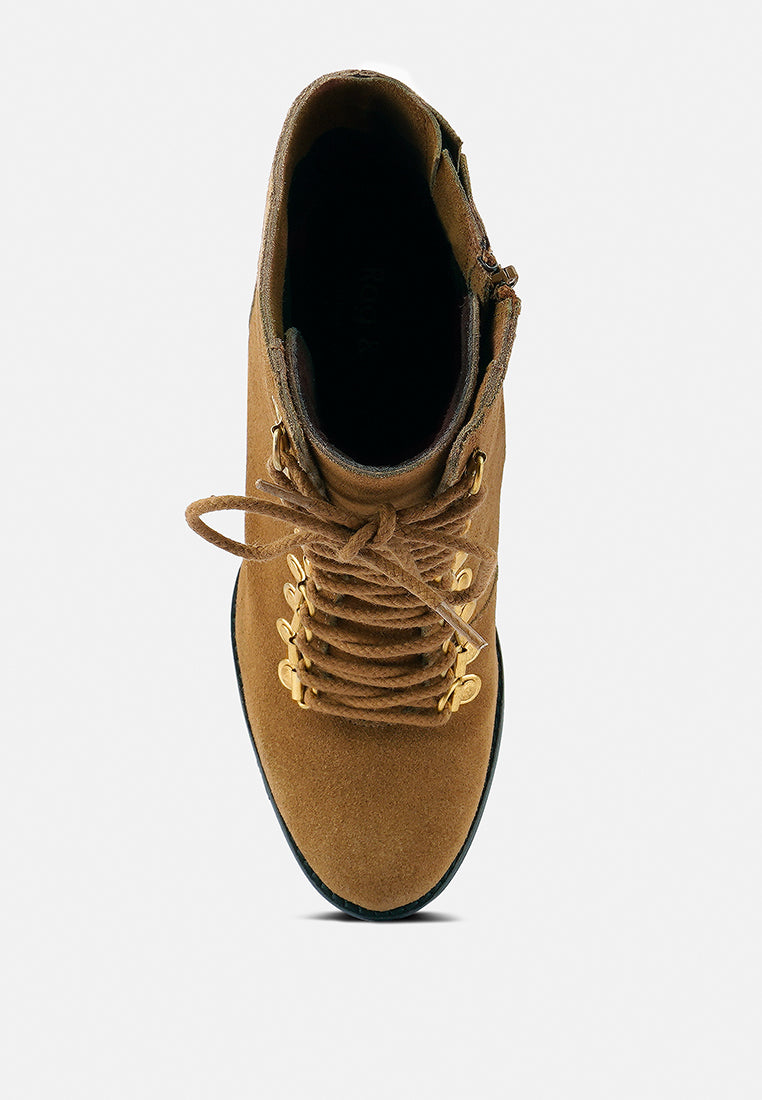 goose-feather antique tan high heeled ankle boot_tan