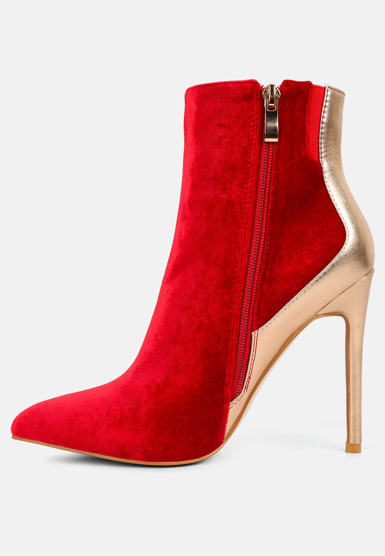 slade metallic highlight red high heeled ankle boots color_red
gold