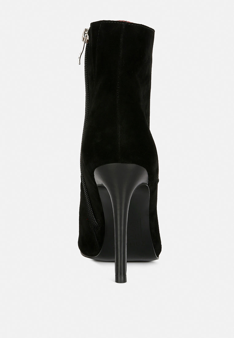 sulfur black suede leather stiletto ankle boot#color_black