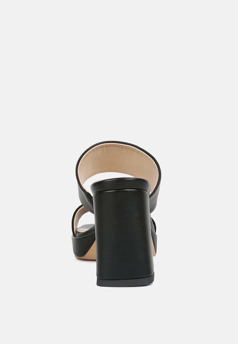 eddlia slip on platform sandals in Black#color_black