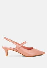 abloom kitten heel slingback sandals#color_pink