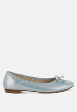 agshin metallic ballet flats#color_baby-blue