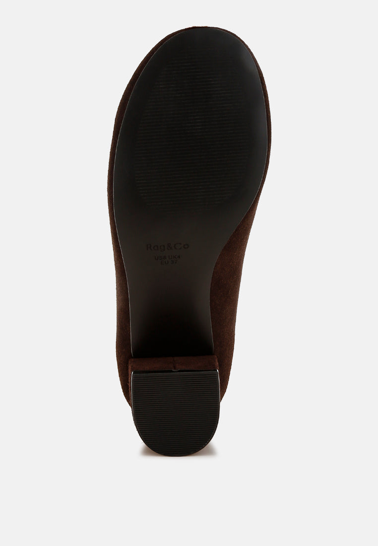 aloha tassels detail suede loafers#color_brown