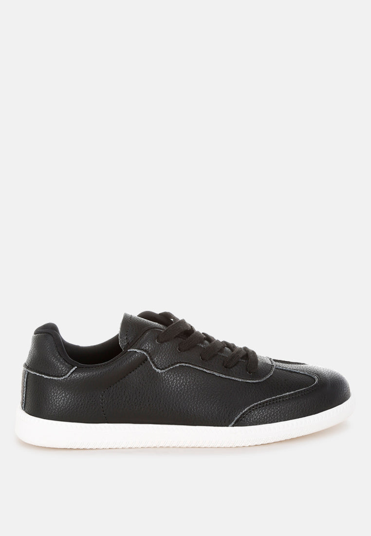 bostonia real leather casual sneakers#color_black