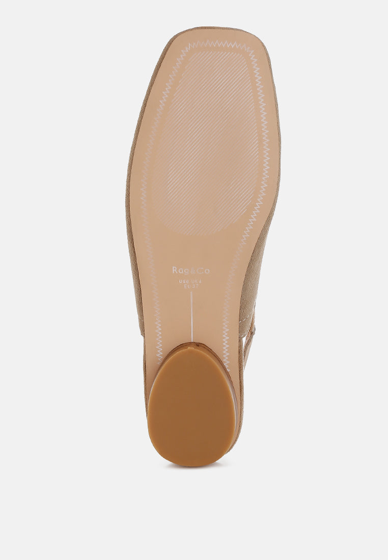 bounzi soft suede leather slingback sandals#color_beige