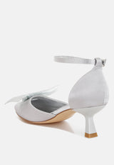 cadell bow detail satin sandals#color_silver