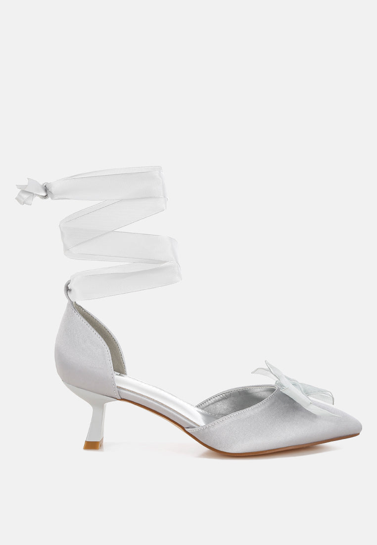 cadell bow detail satin sandals#color_silver