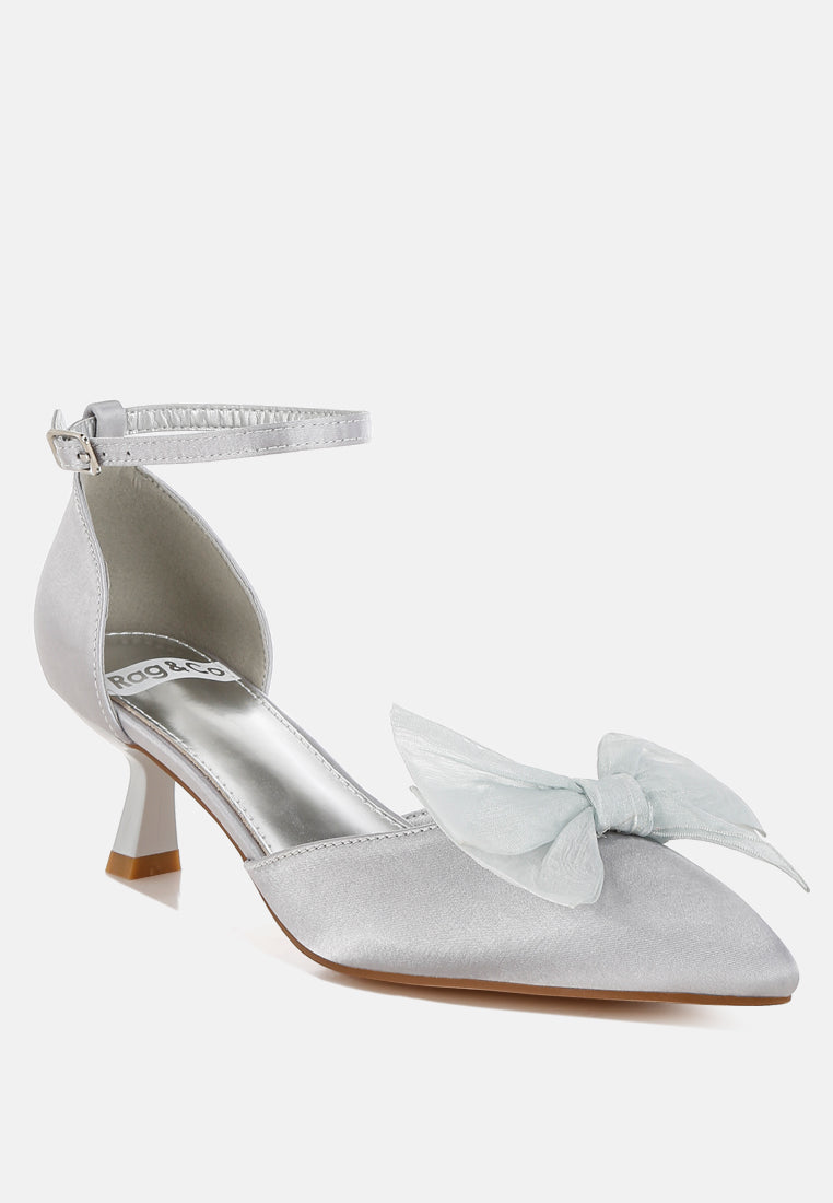 cadell bow detail satin sandals#color_silver