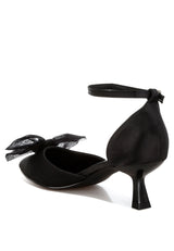 cadell bow detail satin sandals#color_black