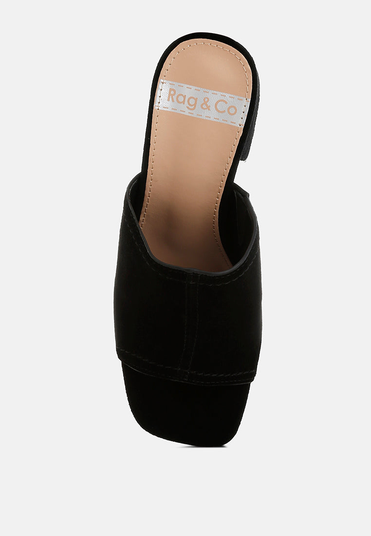 citarum real suede leather slip ons#color_black