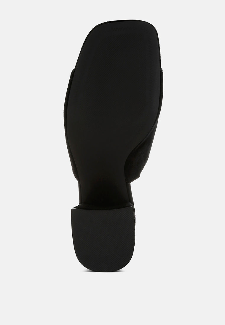 citarum real suede leather slip ons#color_black