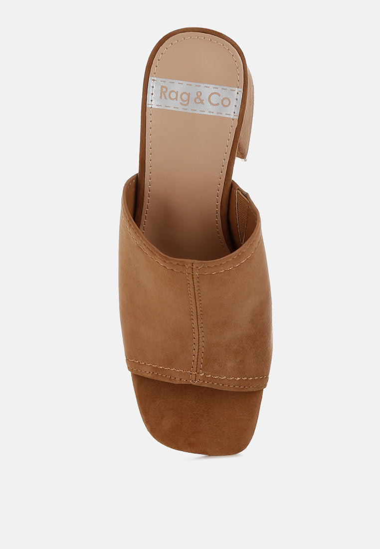 citarum real suede leather slip ons#color_tan