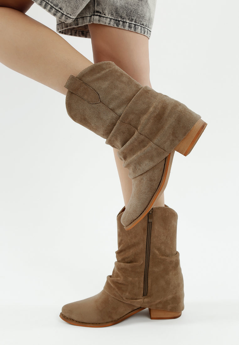 bronco slouchy calf boots#color_taupe