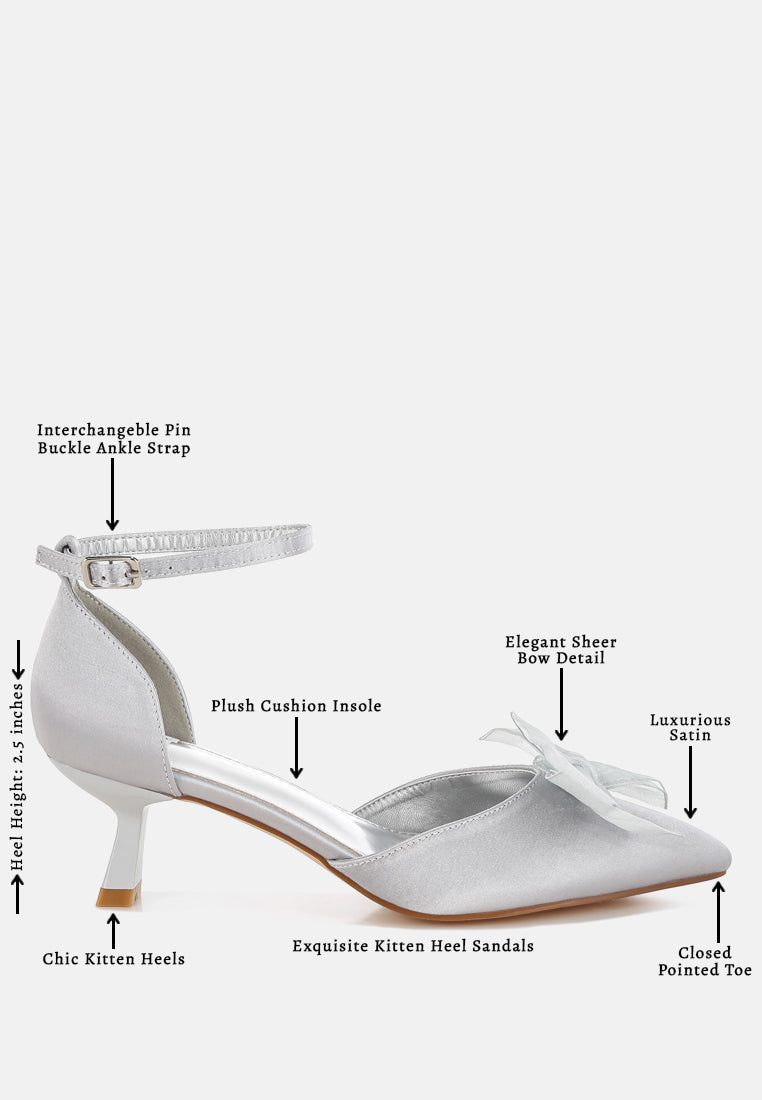 cadell bow detail satin sandals#color_silver