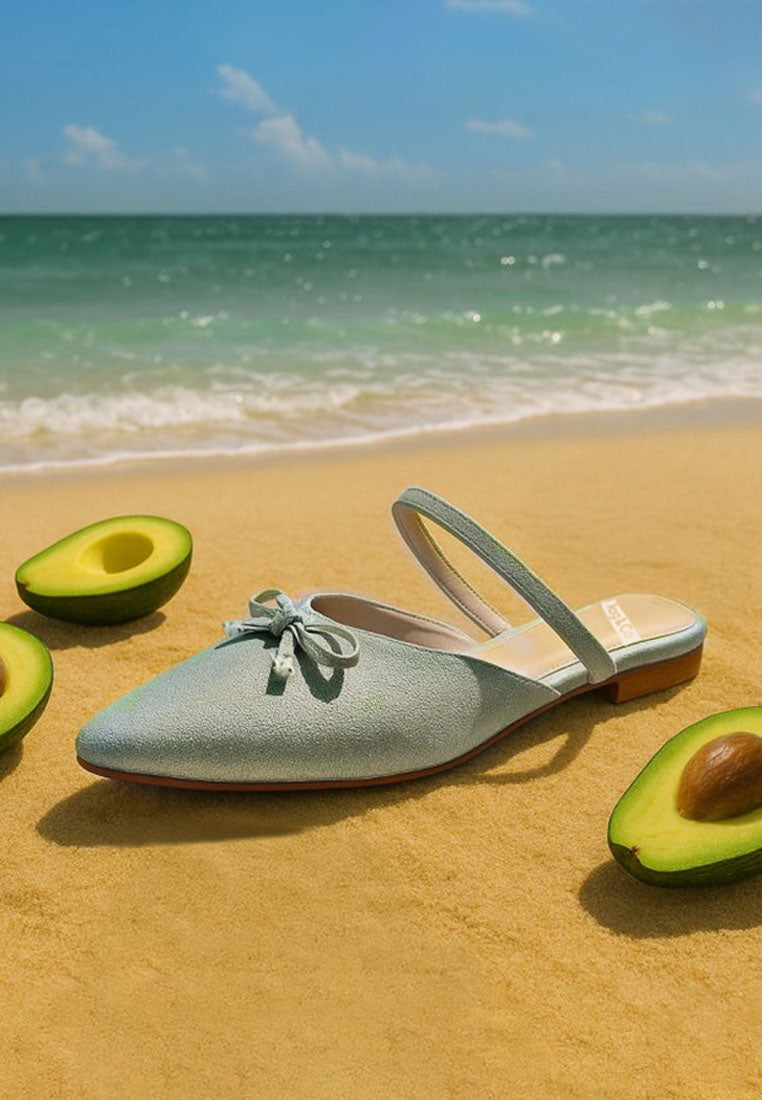 opalia glitter ballet mules#color_baby blue