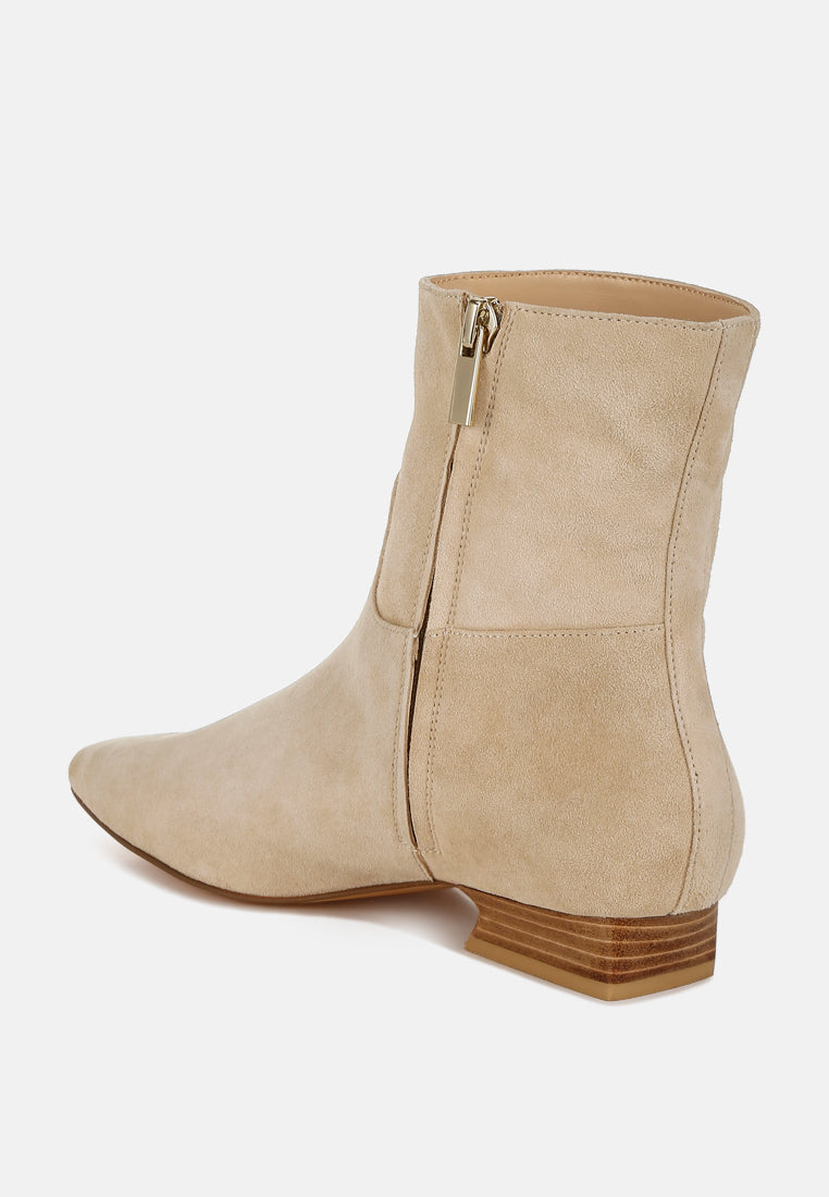 hakra flared heel suede boots#color_beige