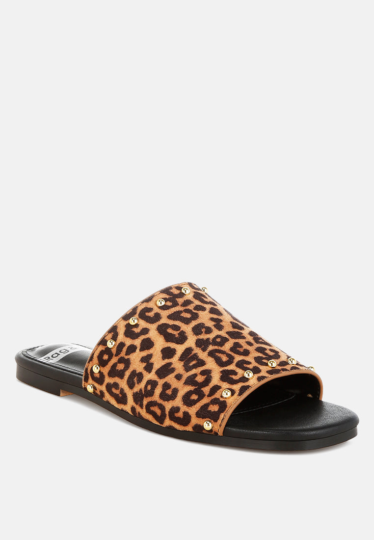 hilsa leopard print slip-on flats#color_leopard
