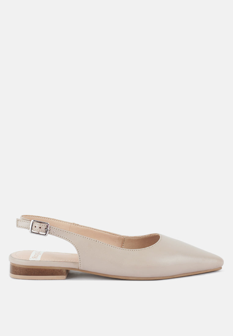 hocane genuine soft leather slingback sandals#color_beige