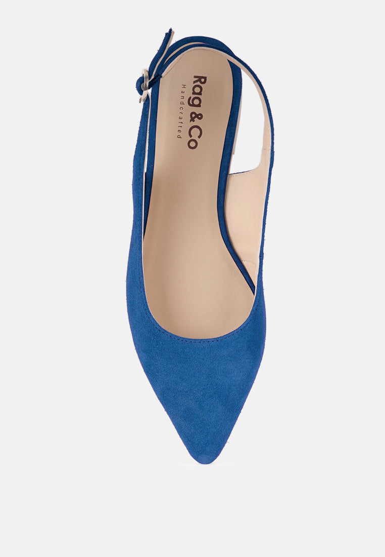 hocane real suede leather slingback sandals#color_blue