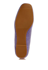 tromso iconic tassel detail velvet loafers#color_lilac