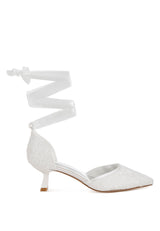 laika lace kitten heel sandals#color_white