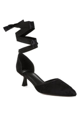 laika lace kitten heel sandals#color_black