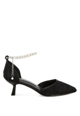 laika lace kitten heel sandals#color_black