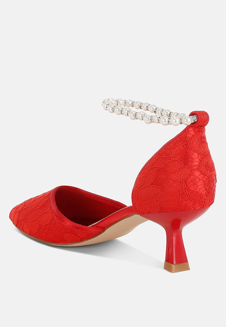 laika lace kitten heel sandals#color_red
