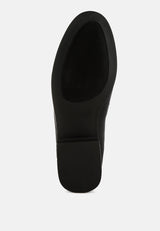 maestro diamante embellished horsebit loafers#color_black