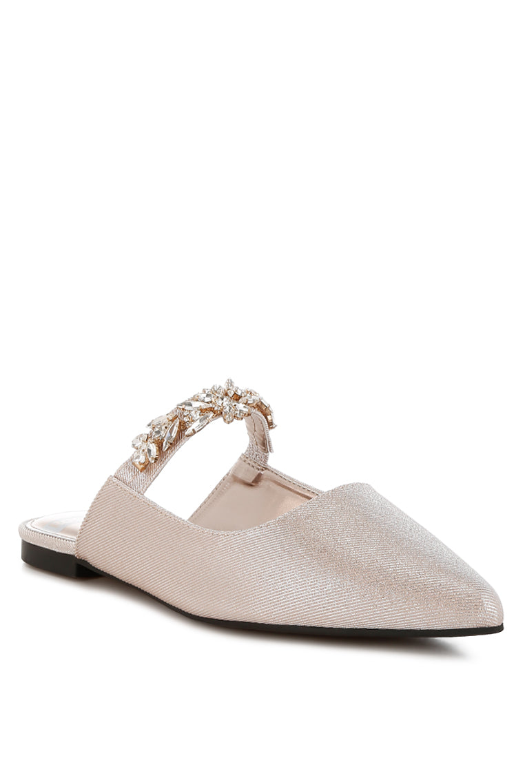 magnum diamante strap glitter mules#color_beige