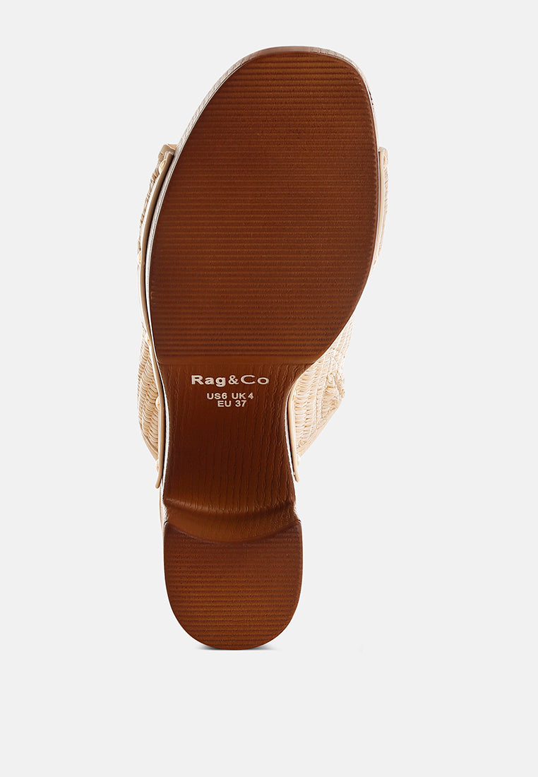marengo raffia wooden clogs#color_beige