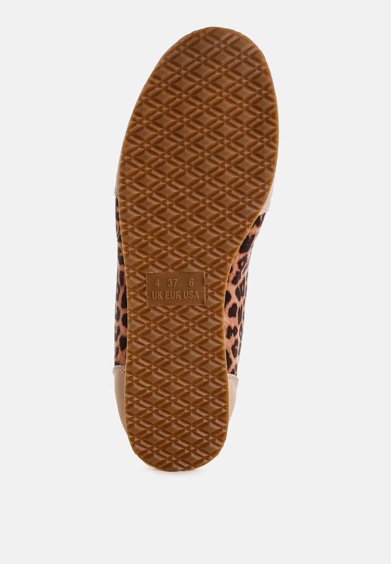 narati leopard print real leather sneakers#color_leopard