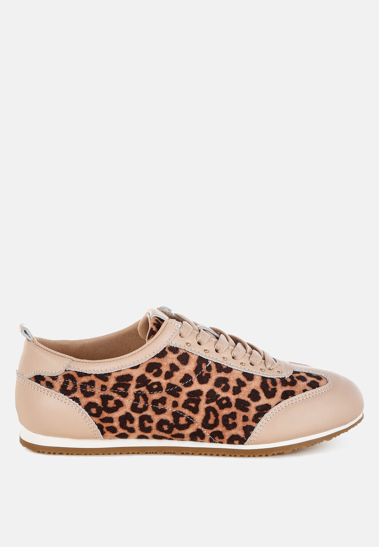 narati leopard print real leather sneakers#color_leopard