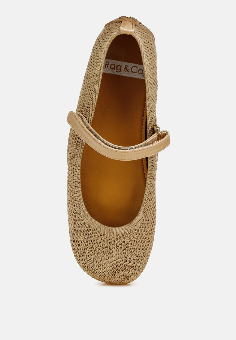 nordeux velcro strap mary jane sandals#color_beige